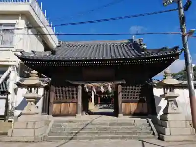 稲爪神社の山門・神門