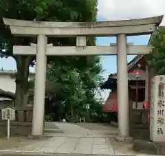 麻布氷川神社の鳥居