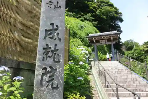 成就院の山門・神門
