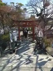 旗上弁財天社の鳥居