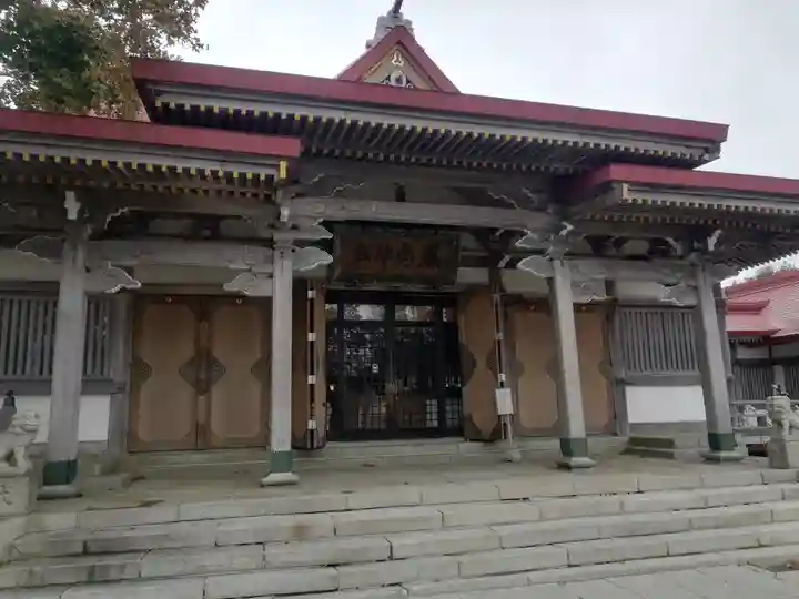 釧路一之宮 厳島神社の本殿・本堂