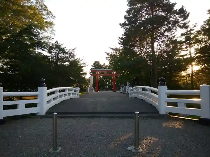 北海道護國神社の庭園