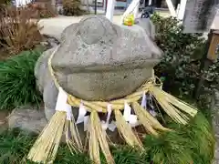 諏訪神社の狛犬