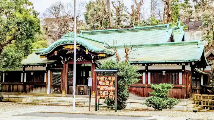 白金氷川神社の本殿・本堂