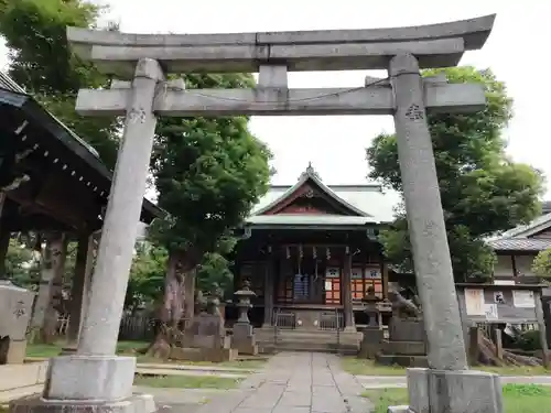 西向天神社の鳥居