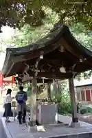 自由が丘熊野神社の手水舎