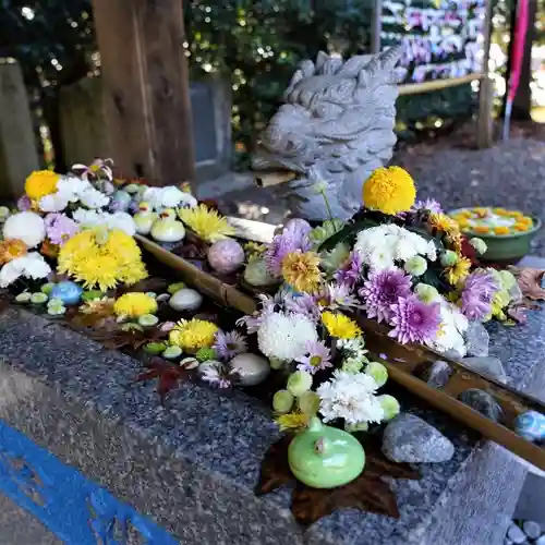 滑川神社 - 仕事と子どもの守り神の手水