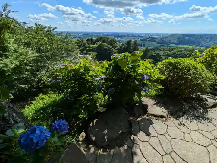 楽法寺(雨引観音)の景色