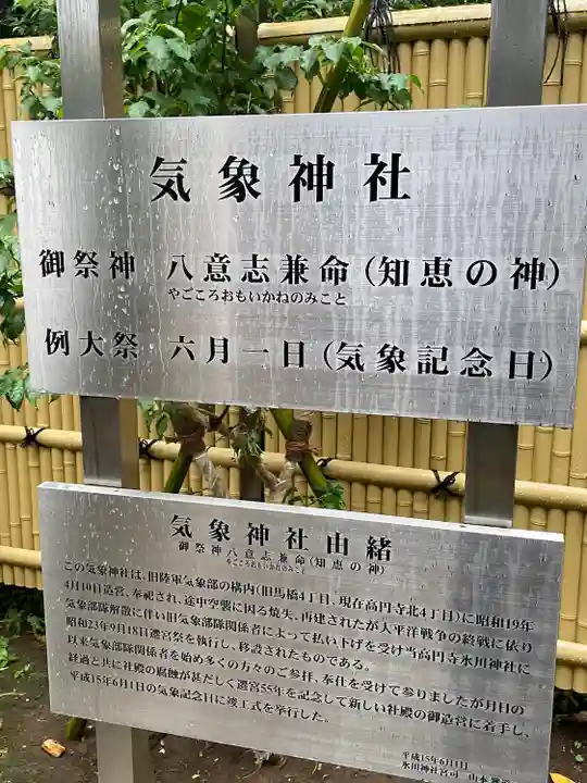 高円寺氷川神社の歴史