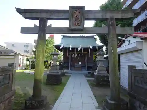 押切稲荷神社の鳥居