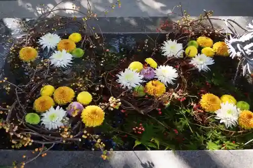 東海市熊野神社の手水舎