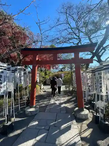 旗上弁財天社の鳥居