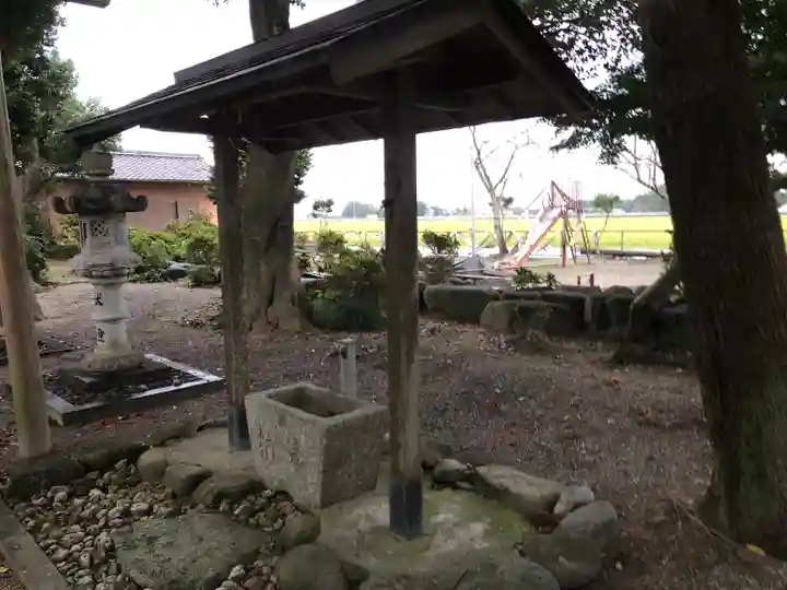 畠田神社の手水舎