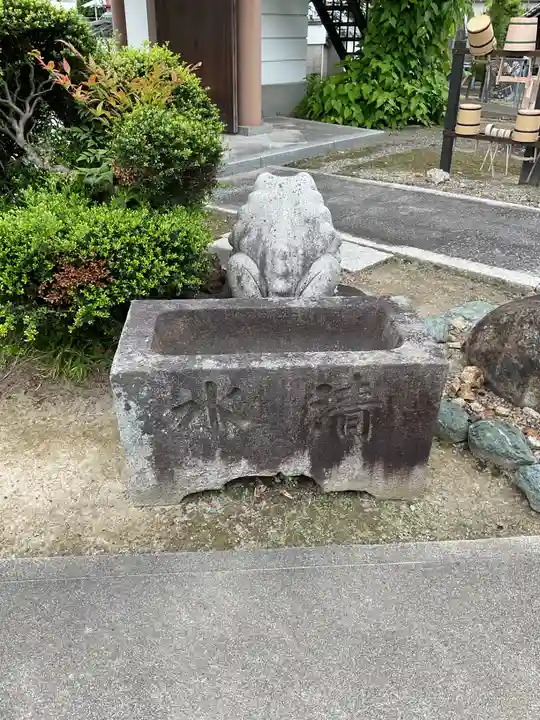 眞福寺の手水舎