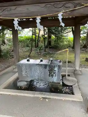 朝日森天満宮の手水舎