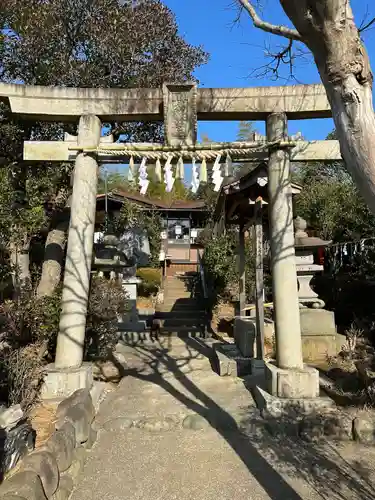 横浜御嶽神社の鳥居