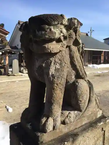 高靇神社の狛犬