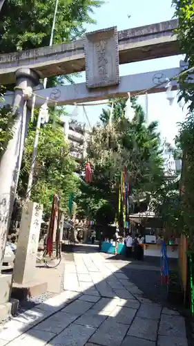 小野照崎神社の鳥居