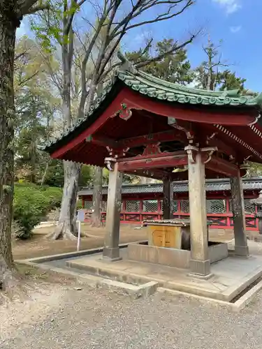 根津神社の手水