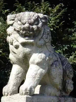 越中護国八幡宮の狛犬