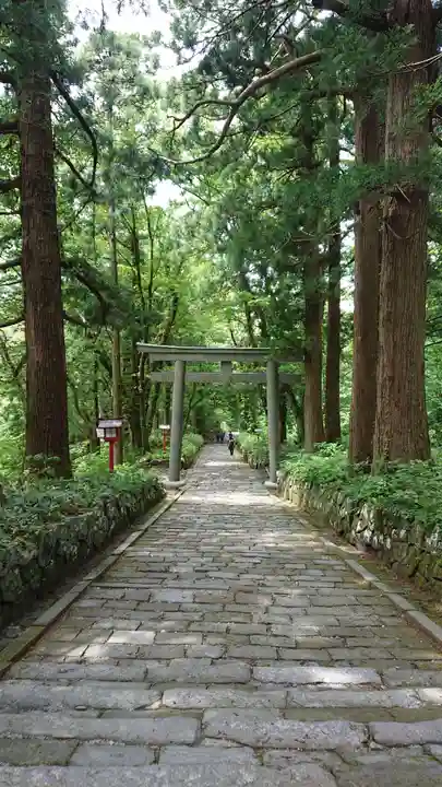 大神山神社奥宮の鳥居