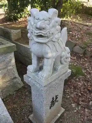 相撲神社の狛犬