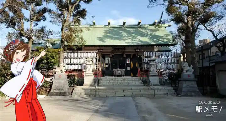 上平井天祖神社の本殿・本堂