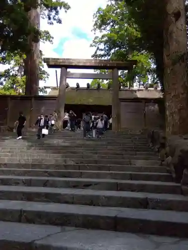 伊勢神宮内宮（皇大神宮）の鳥居