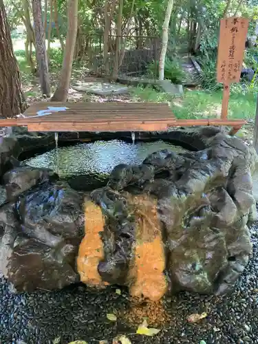 永山神社の手水