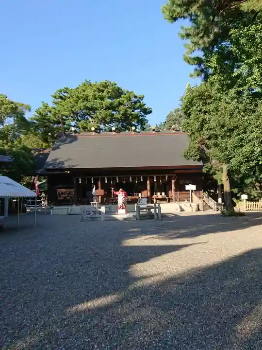 安久美神戸神明社の本殿・本堂