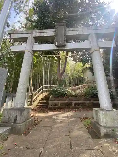 勝田杉山神社の鳥居