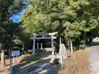 高井八幡神社の鳥居