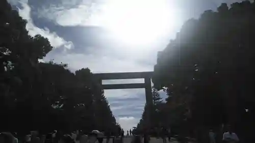 靖國神社の鳥居