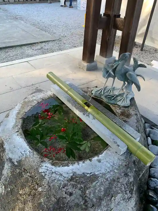 白鷺神社の手水舎