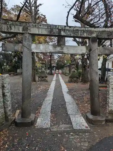 浮島稲荷神社の鳥居