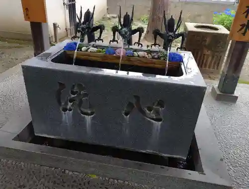 奥田神社の手水舎