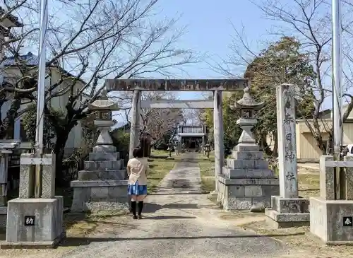 春日神社 (海津町鹿野)の鳥居