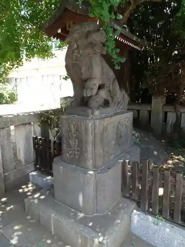 月見岡八幡神社の狛犬