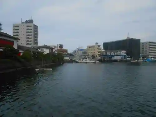 琵琶島神社の周辺