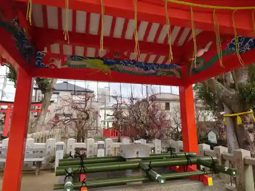 綱敷天満宮の手水舎