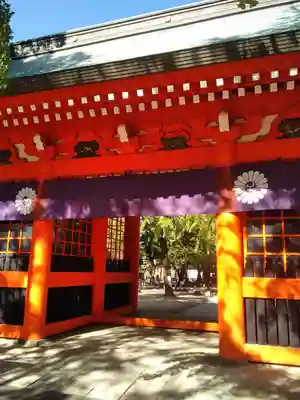 葛飾八幡宮の山門・神門