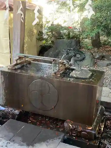 川越氷川神社の手水舎