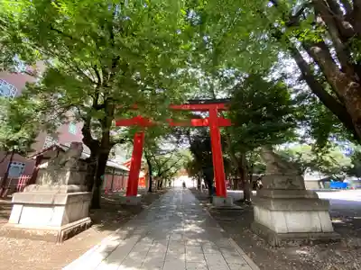 花園神社の鳥居