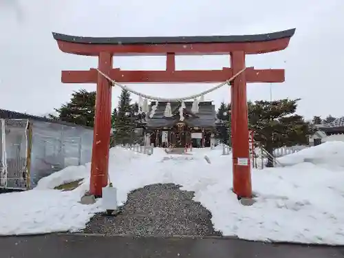 美瑛神社の鳥居