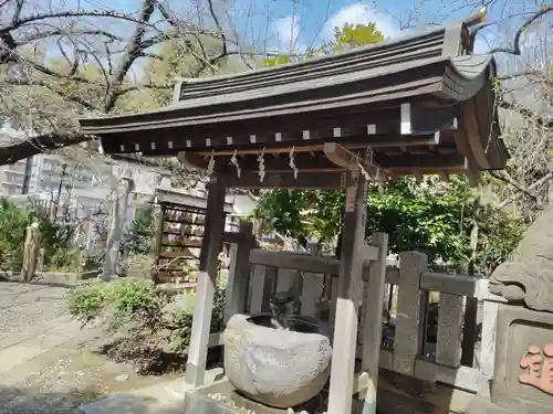 牛天神北野神社の手水