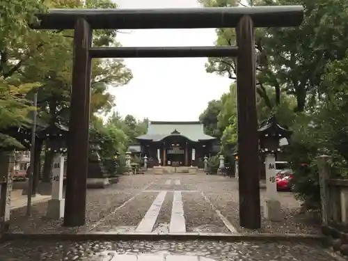 溝旗神社（肇國神社）の鳥居