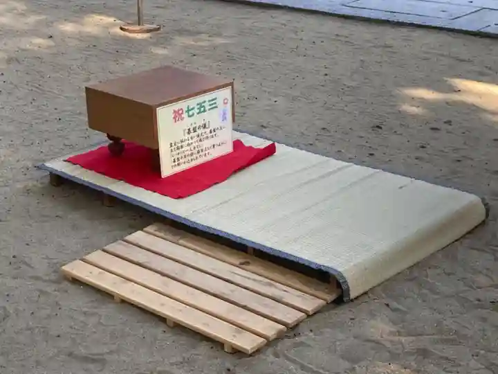 三津厳島神社の七五三参