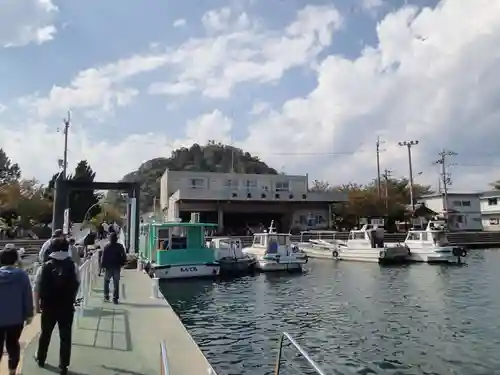 奥津嶋神社の周辺