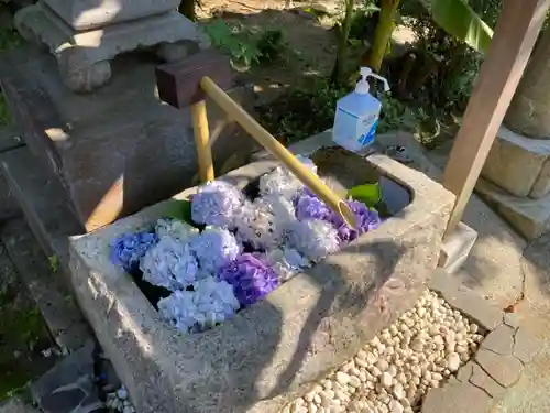 横浜御嶽神社の手水舎