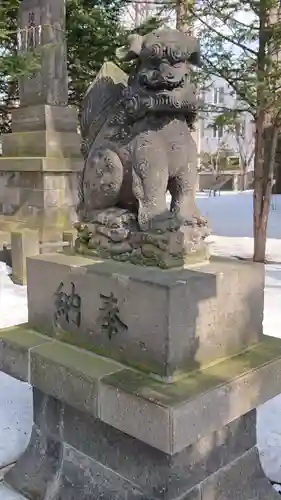 新琴似神社の狛犬